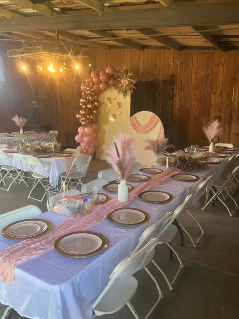 Kids birthday party with cake